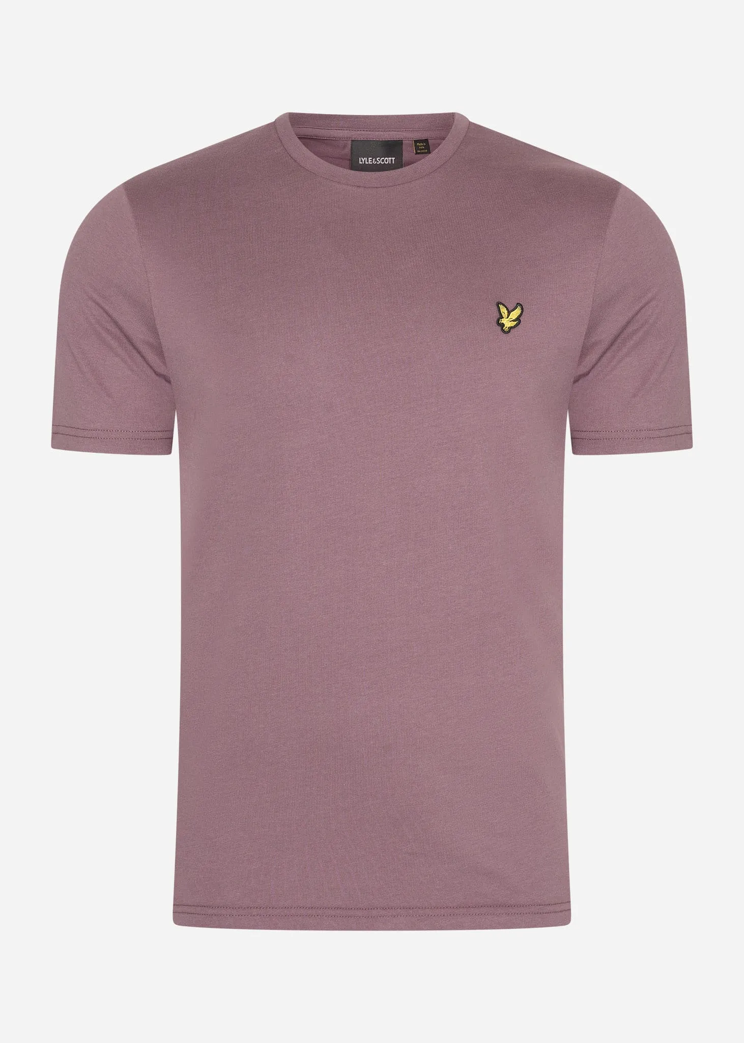 3 pack plain t-shirt - jet black - white - highland mauve