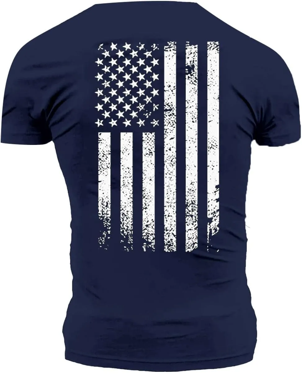 4th of July Hawaiian Shirt for Men American Flag Graphic Clothes Summer Patriotic USA Short Sleeve Sports Outfits