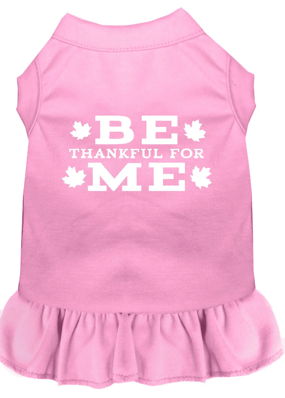 Be Thankful For Me Screen Print Dress Light Pink Med