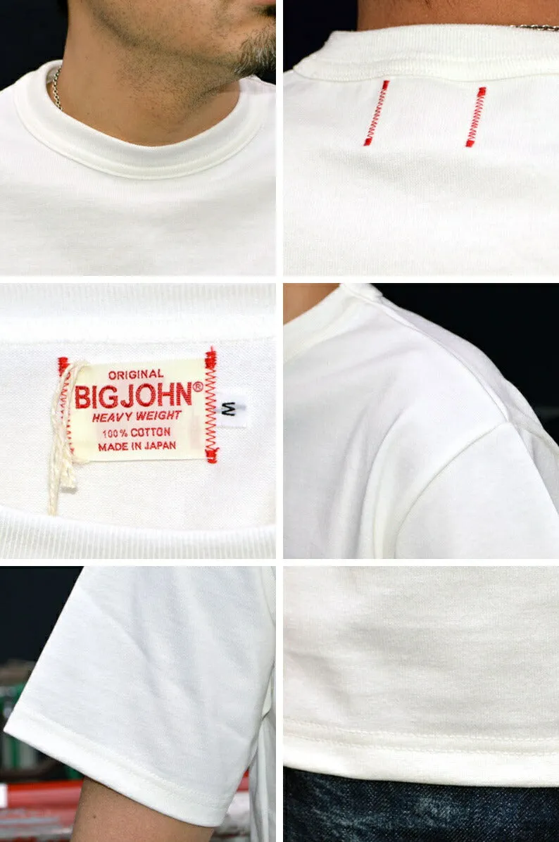 BIG JOHN "MGTS01M" Heavy Weight S/S T-Shirts