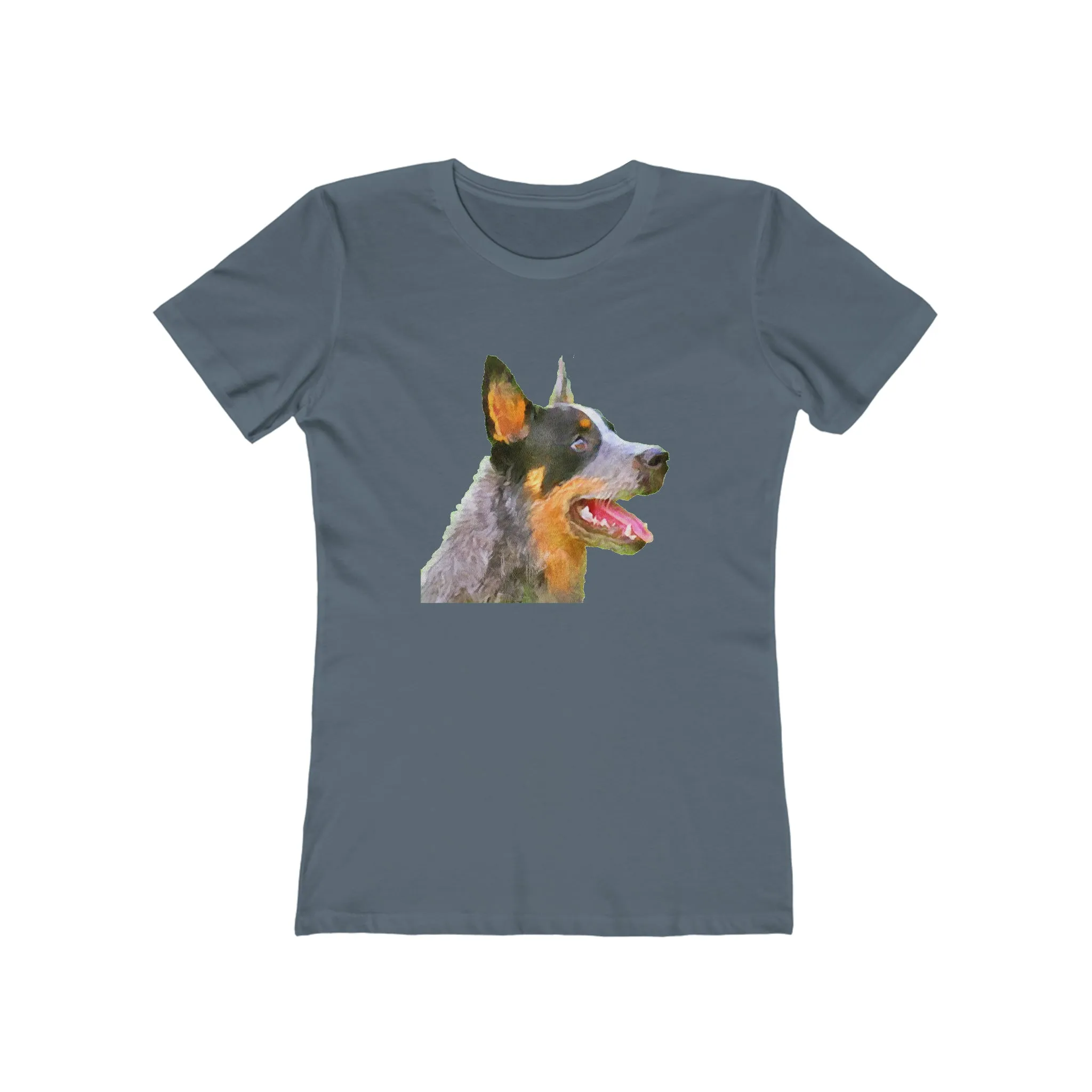 Blue Heeler - Australian Cattle Dog #1    -   Women's Slim Fit Ringspun Cotton T-Shirt