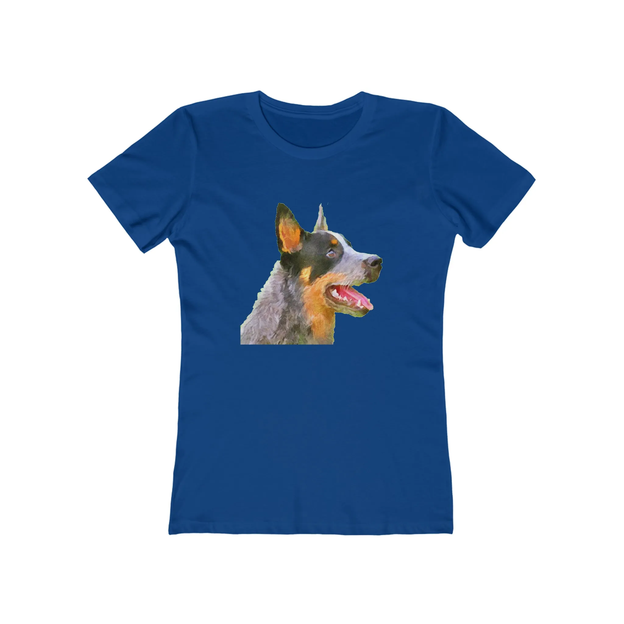 Blue Heeler - Australian Cattle Dog #1    -   Women's Slim Fit Ringspun Cotton T-Shirt