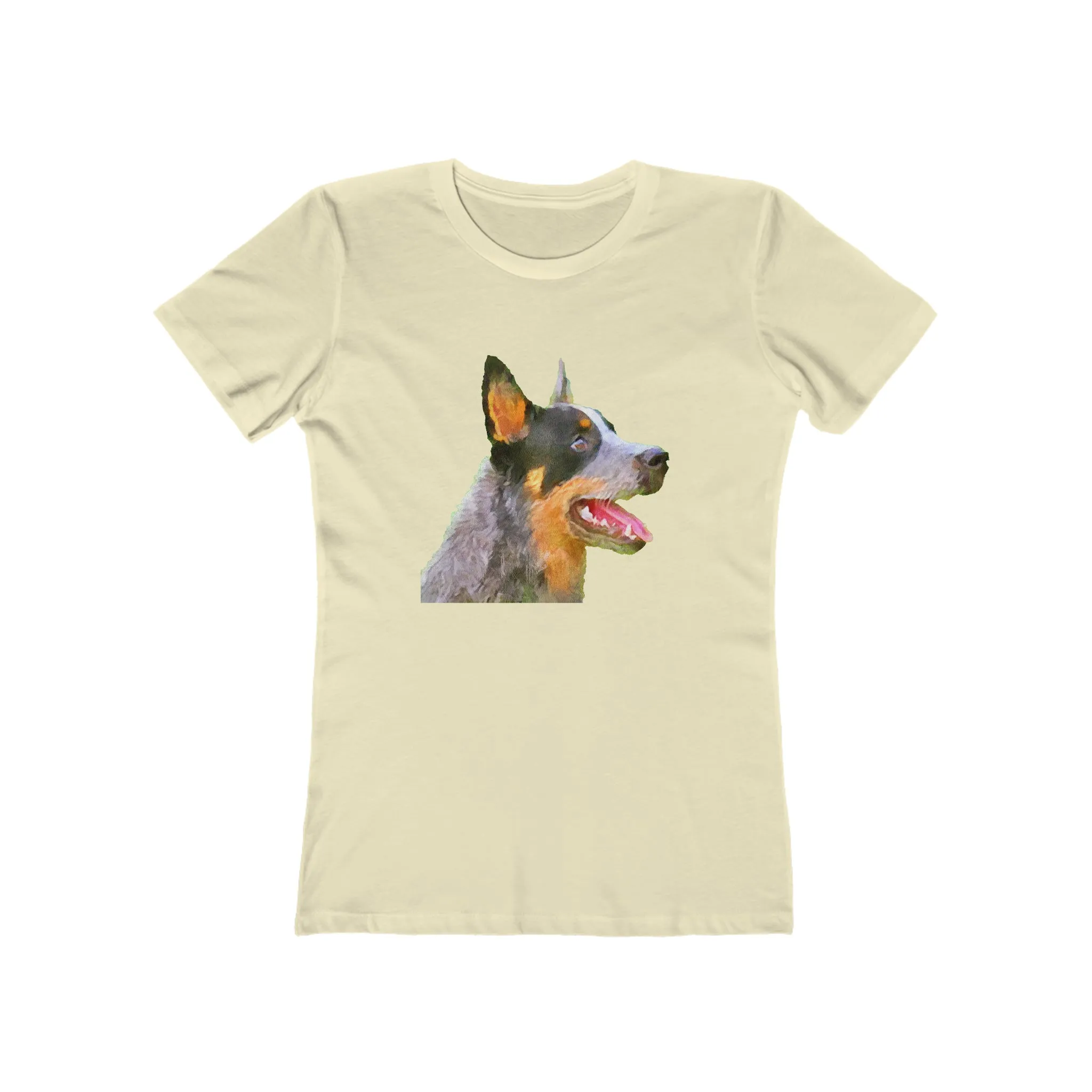 Blue Heeler - Australian Cattle Dog #1    -   Women's Slim Fit Ringspun Cotton T-Shirt