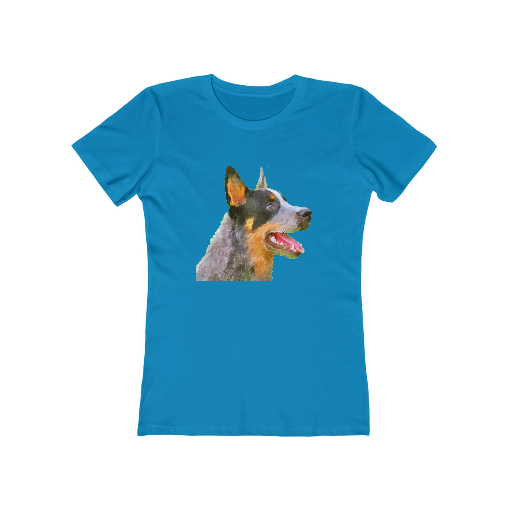 Blue Heeler - Australian Cattle Dog #1    -   Women's Slim Fit Ringspun Cotton T-Shirt