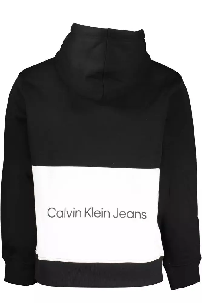 Calvin Klein Sleek Hooded Sweatshirt with Contrasting Details