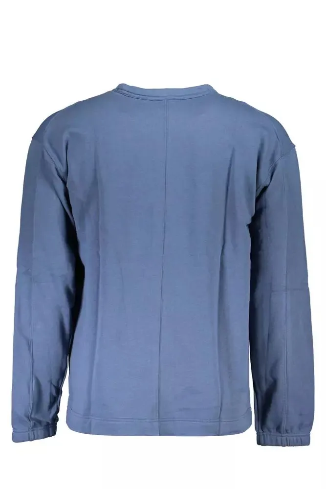 Calvin Klein Sleek Long-Sleeved Blue Sweatshirt