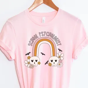 Custom Skull Rainbow Tee