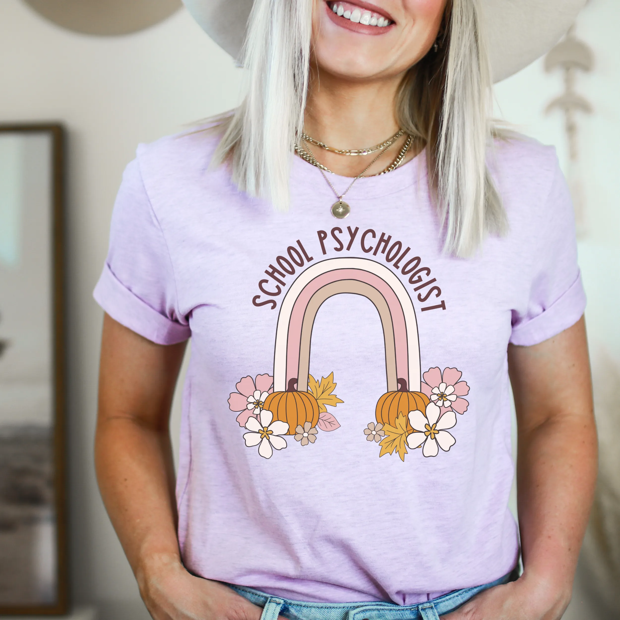 Custom Skull Rainbow Tee