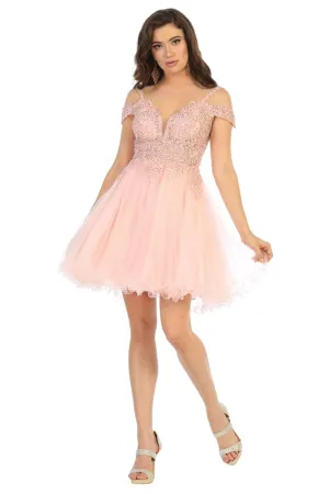 Dama Dresses for Quinceanera in Blush Style MQ1668 Quince Outfit