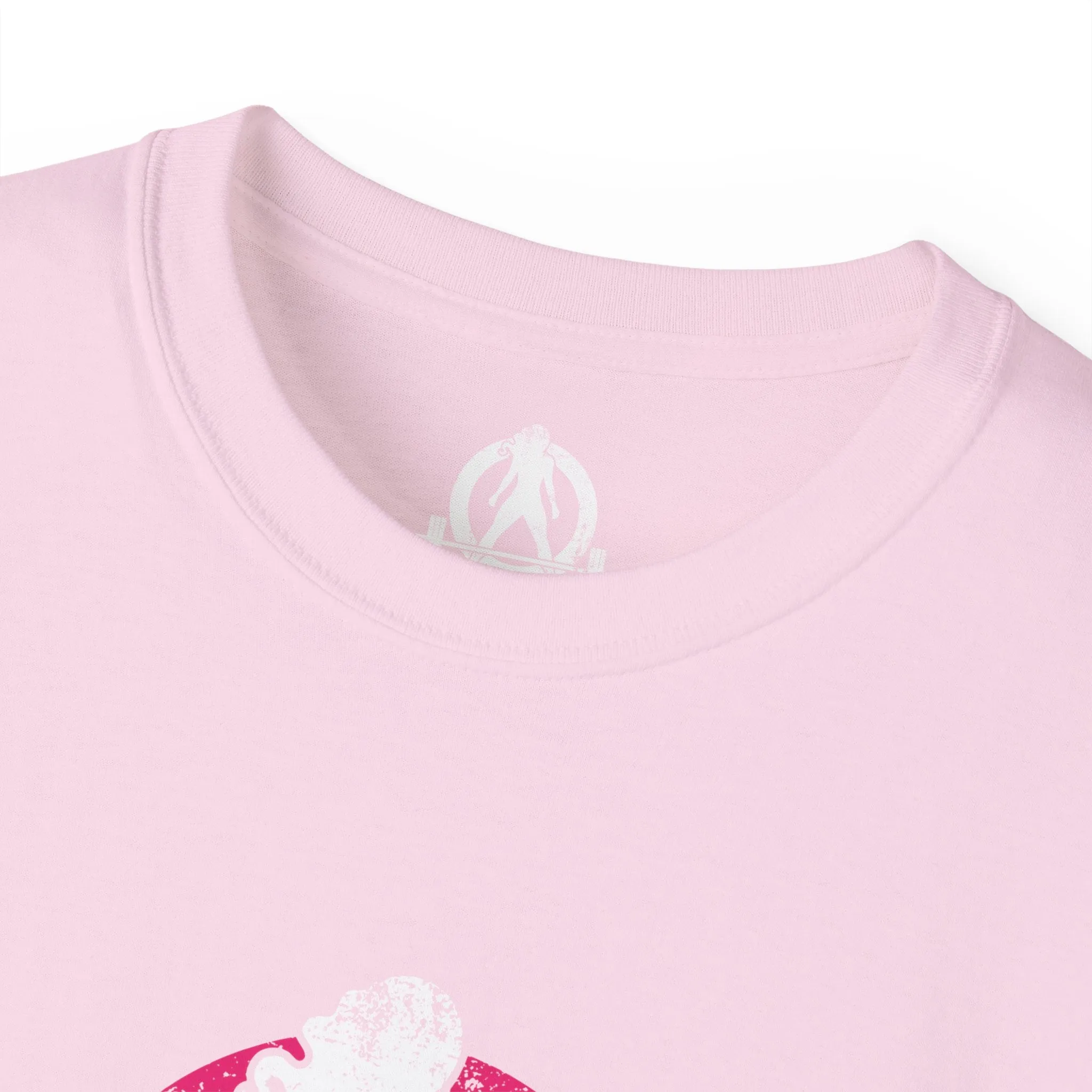 Distressed - Unisex Ultra Cotton Tee - Inverted Color Logo - Plain Back (BEST SELLER)
