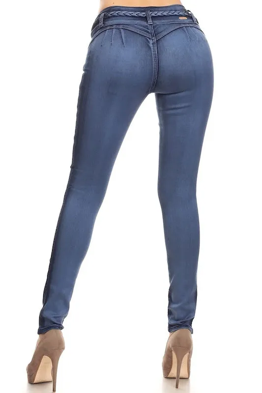 Elsa Braided No Pocket Jeans
