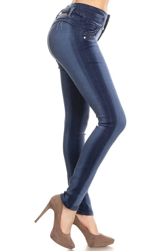 Elsa Braided No Pocket Jeans