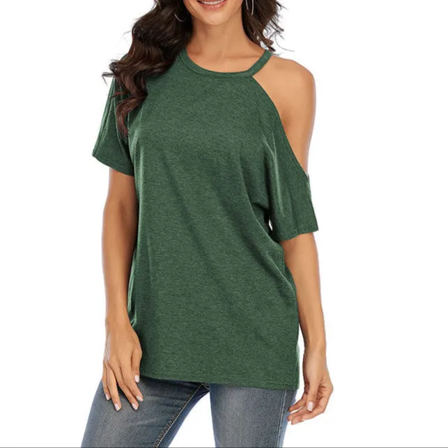 Fashion Off-Shoulder T-Shirt