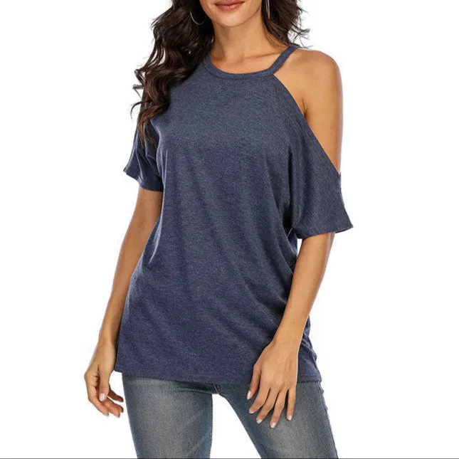 Fashion Off-Shoulder T-Shirt