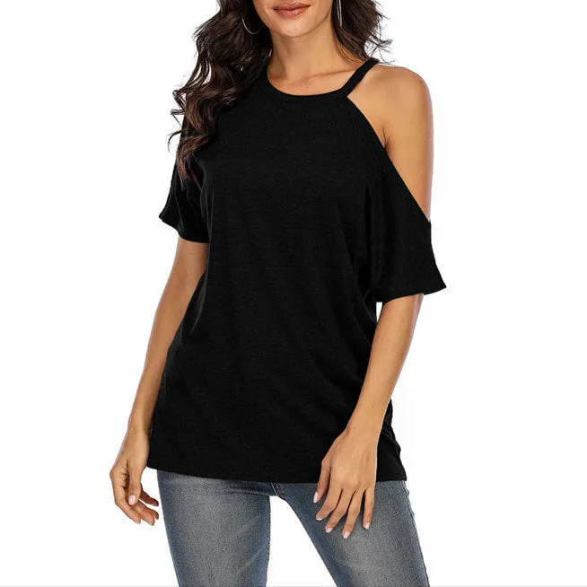 Fashion Off-Shoulder T-Shirt