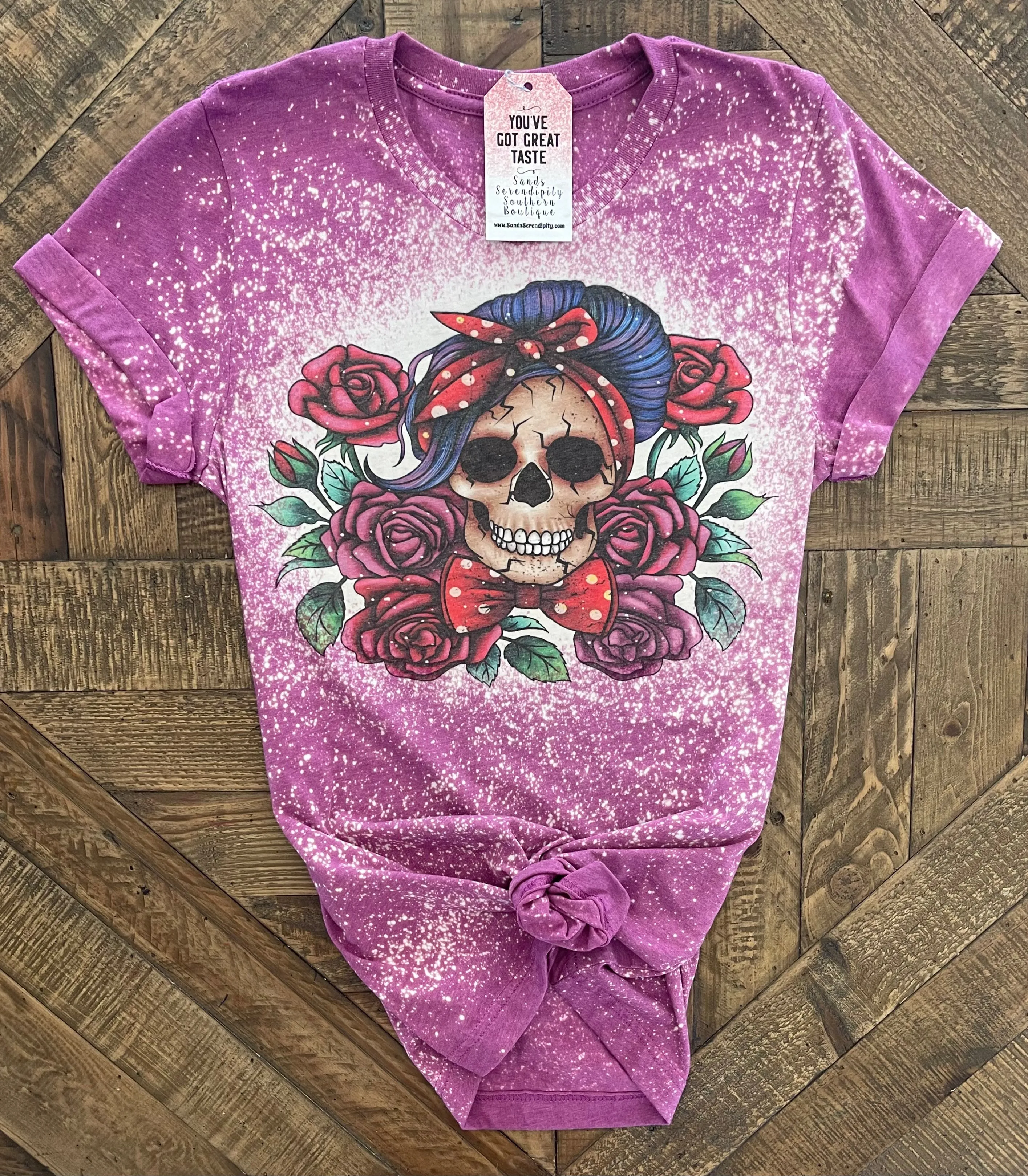 Floral Skull Tee💀