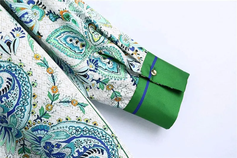 FLOWING PRINTED SHIRT