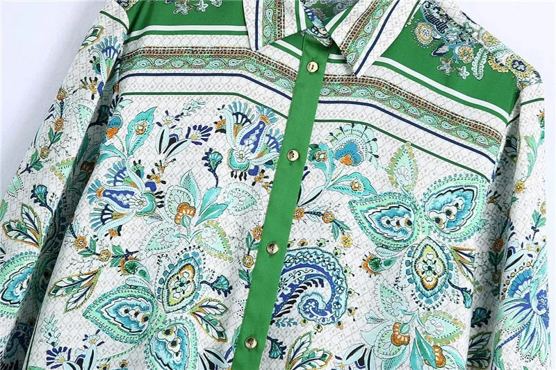 FLOWING PRINTED SHIRT
