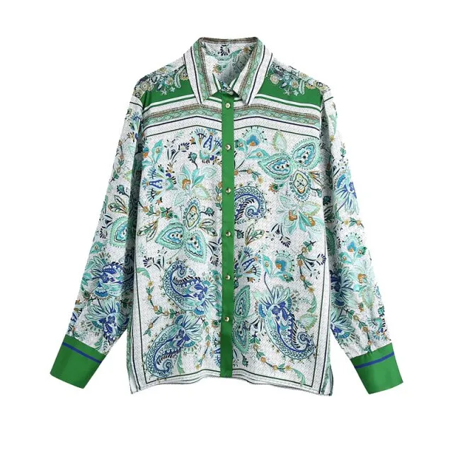 FLOWING PRINTED SHIRT