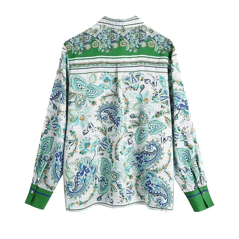 FLOWING PRINTED SHIRT