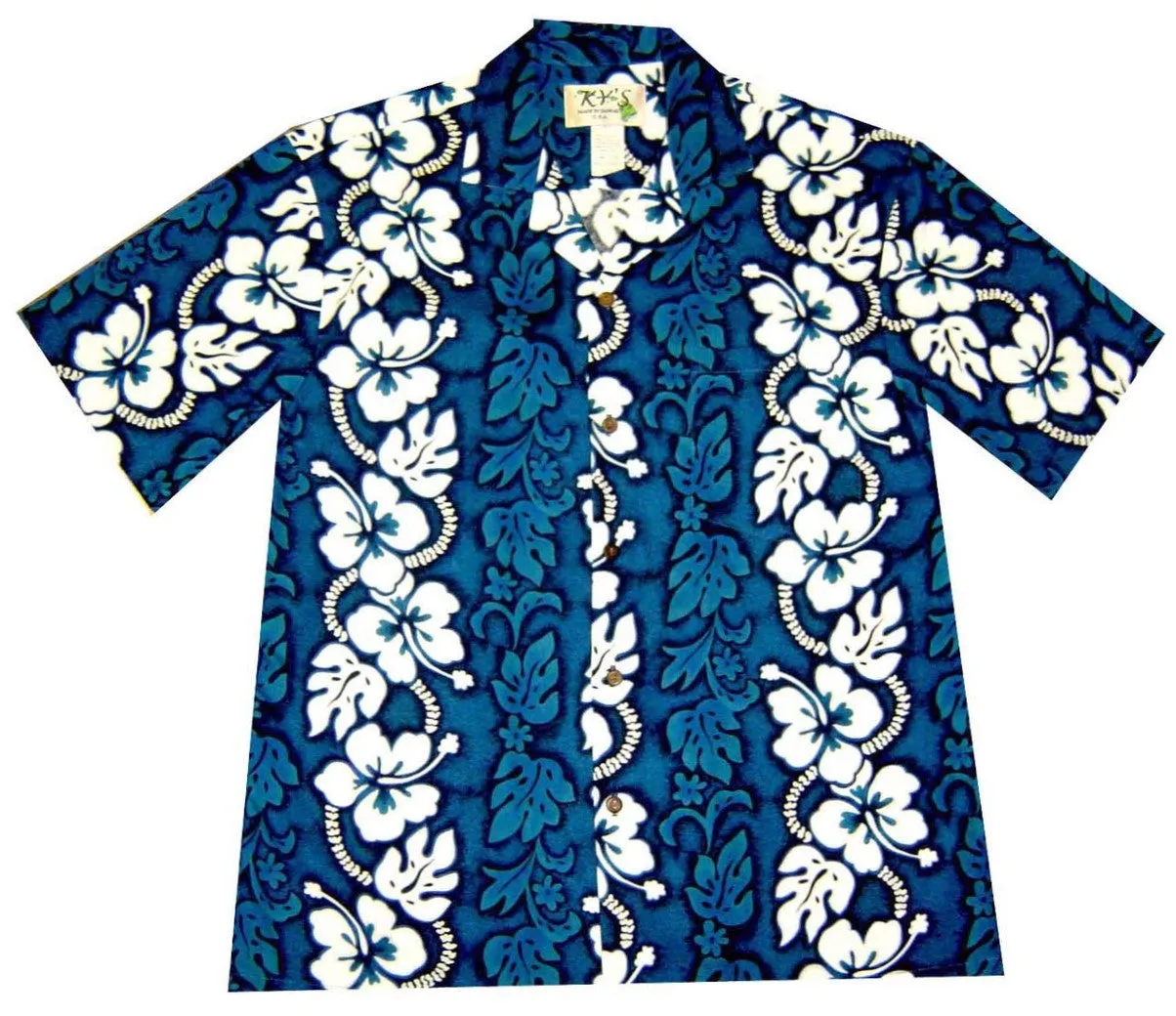 Hibiscus Lei Hawaiian Shirt
