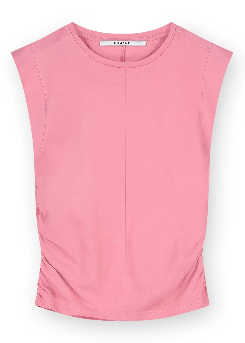 Homage Sleeveless top with Gathering Roze