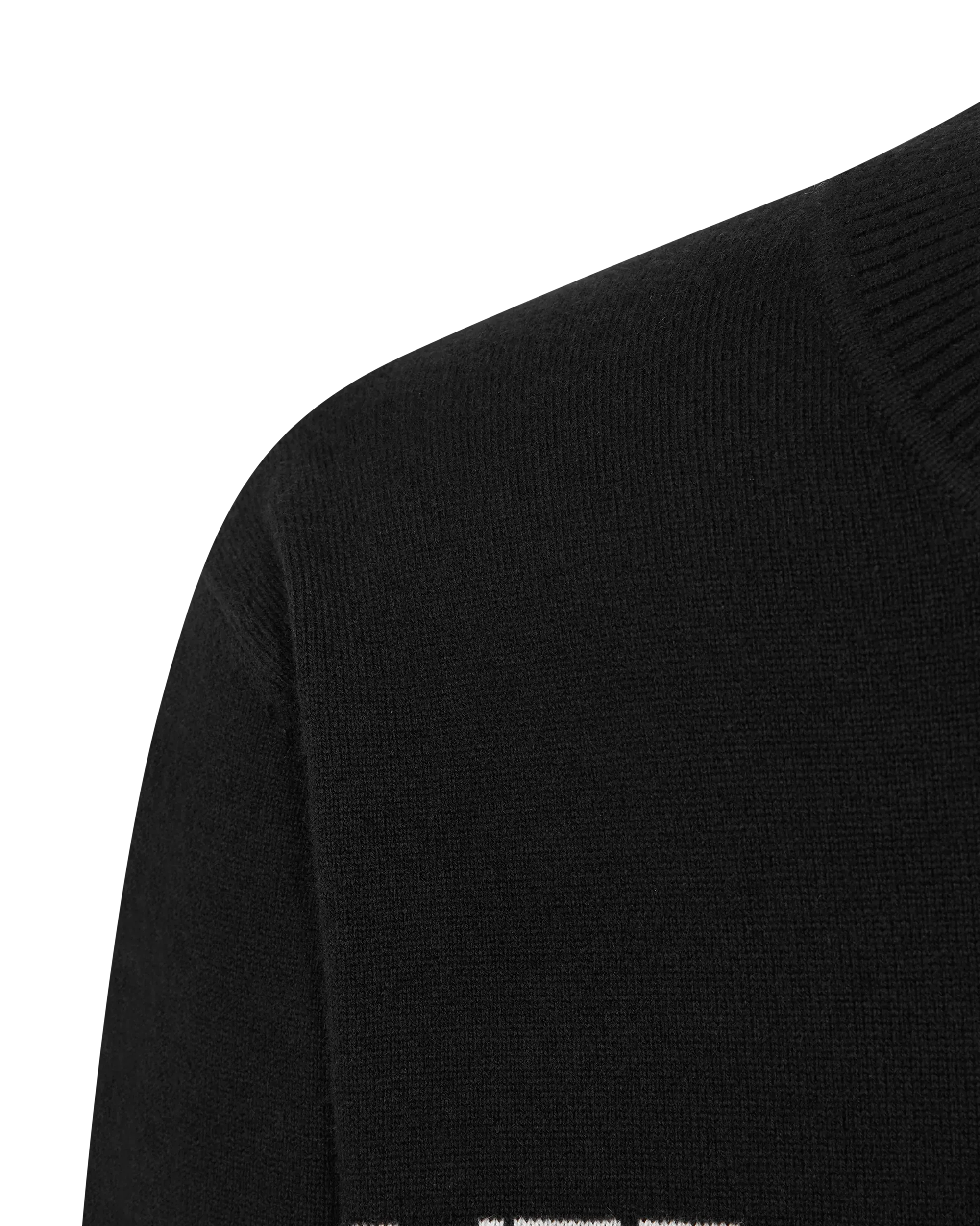 Intarsia-Knit Crewneck Sweater