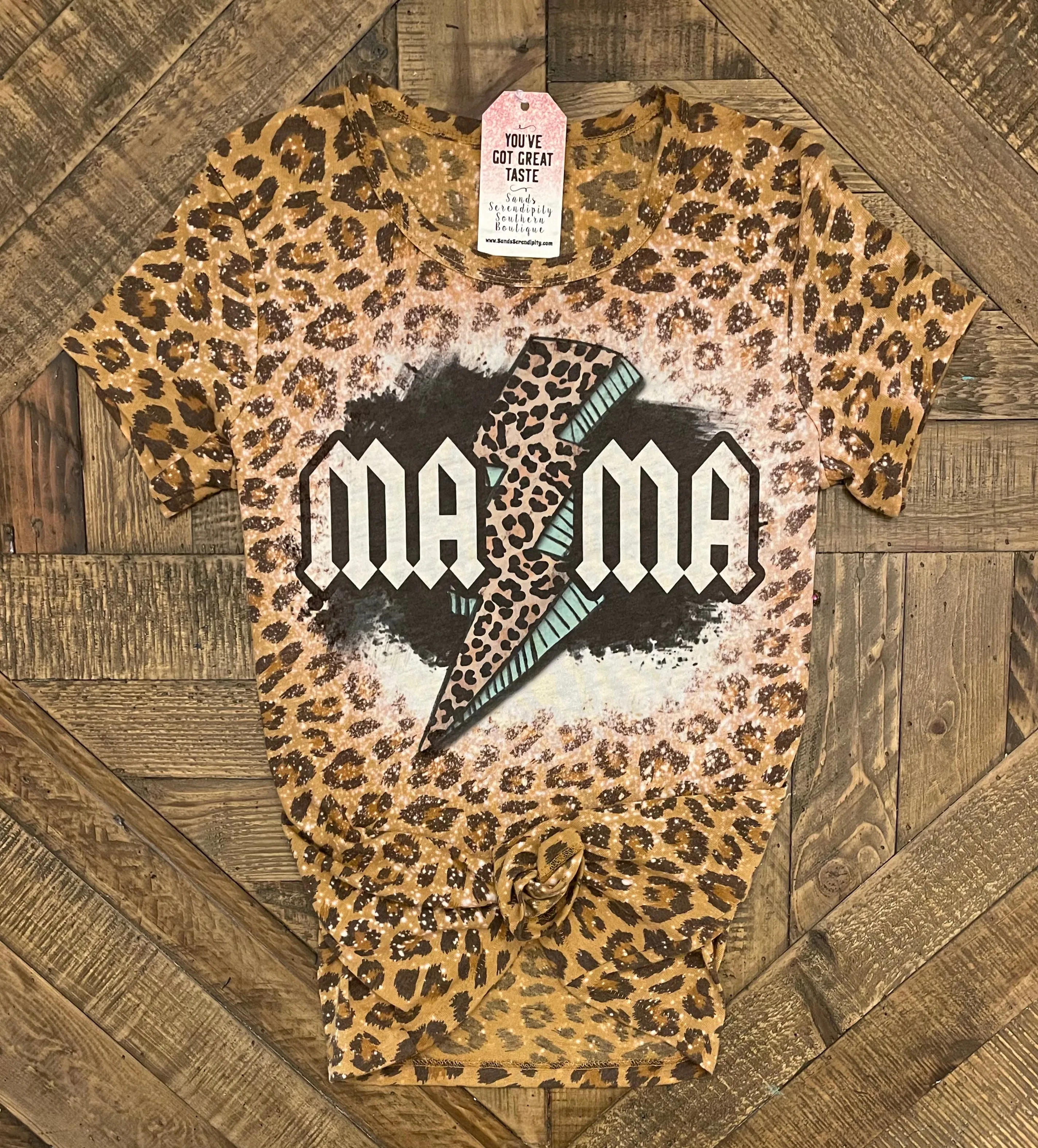Mama Leopard & Turquoise