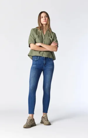 Mavi Tess Skinny Jeans  - Foggy Blue Supersoft Chic