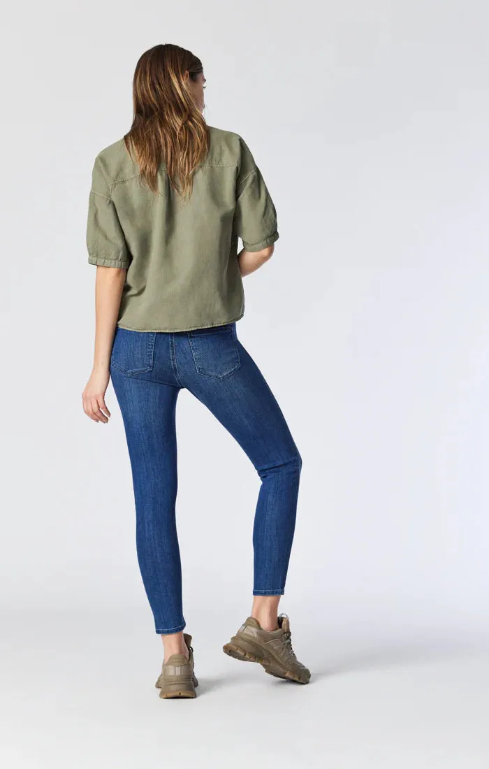 Mavi Tess Skinny Jeans  - Foggy Blue Supersoft Chic