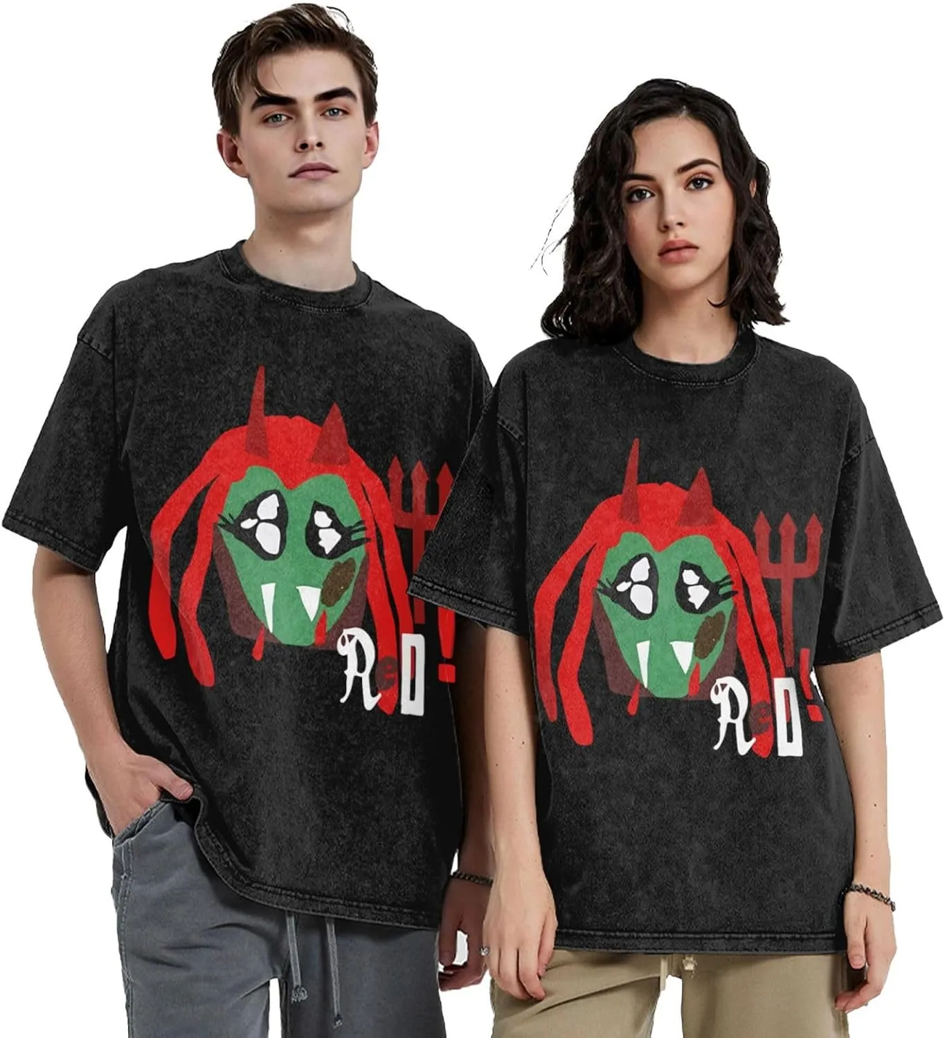 Men Streetwear Oversized Casual T-Shirts Short-Sleeve Adults Teens Cotton Shirt