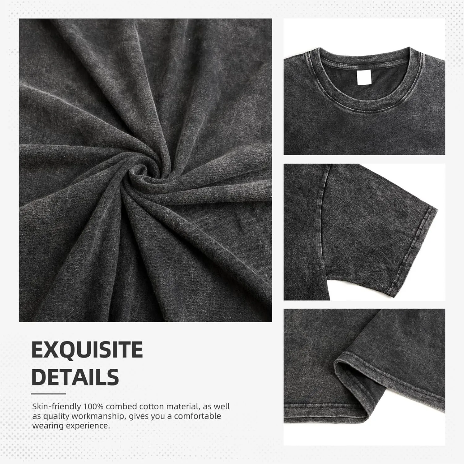 Men Streetwear Oversized Casual T-Shirts Short-Sleeve Adults Teens Cotton Shirt