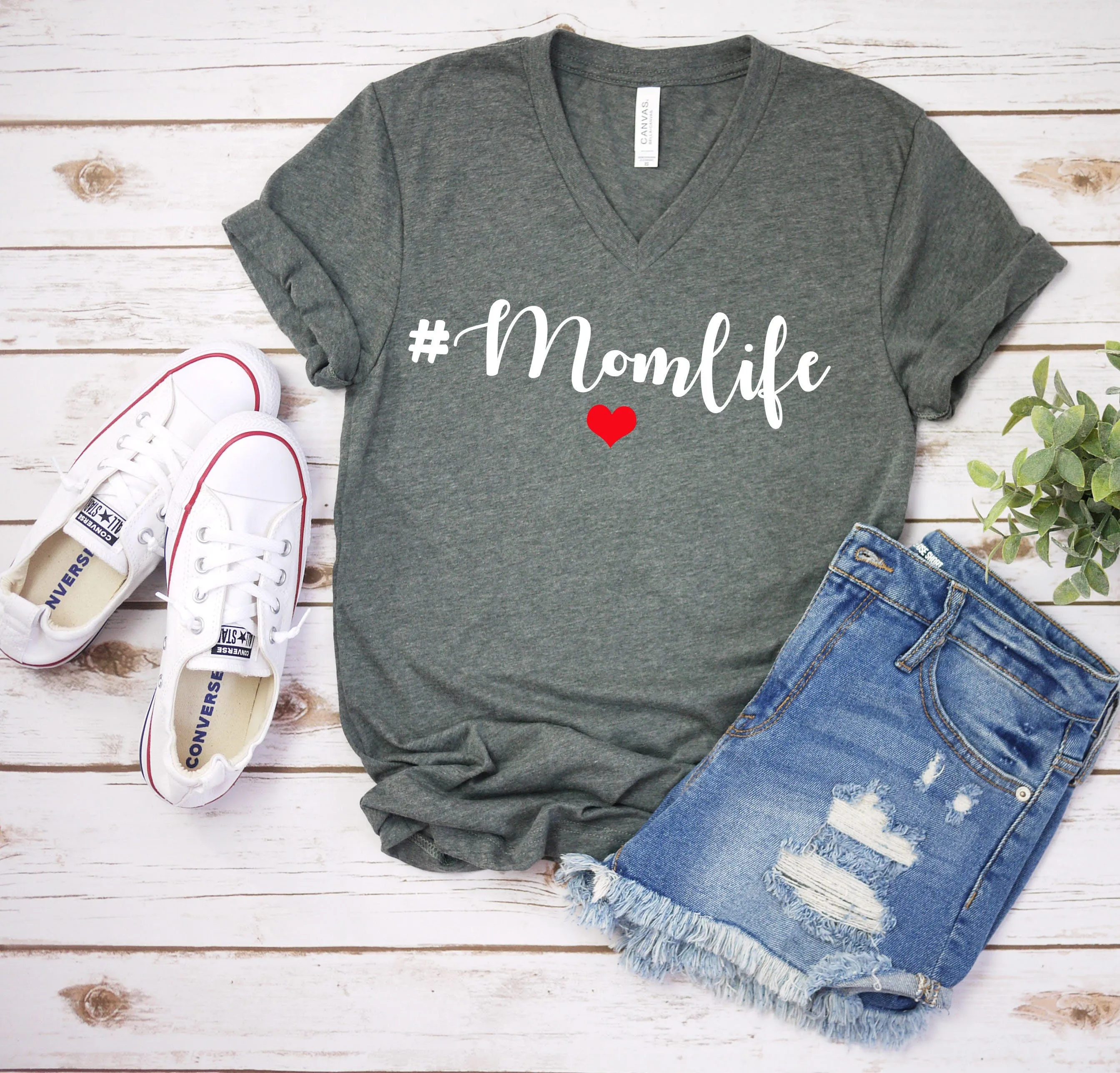 Mom Life T Shirt -Mom Since - Mother's Day Gift Idea - Personalized Mom Shirt - Custom Mom Shirt