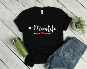 Mom Life T Shirt -Mom Since - Mother's Day Gift Idea - Personalized Mom Shirt - Custom Mom Shirt