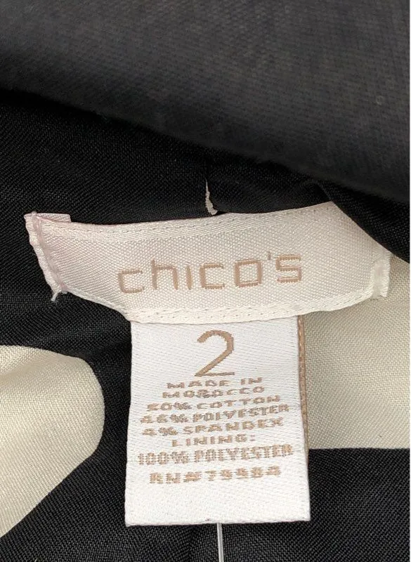 NWT Chico's Women's Black City Chic Blazer Jacket - Size 2