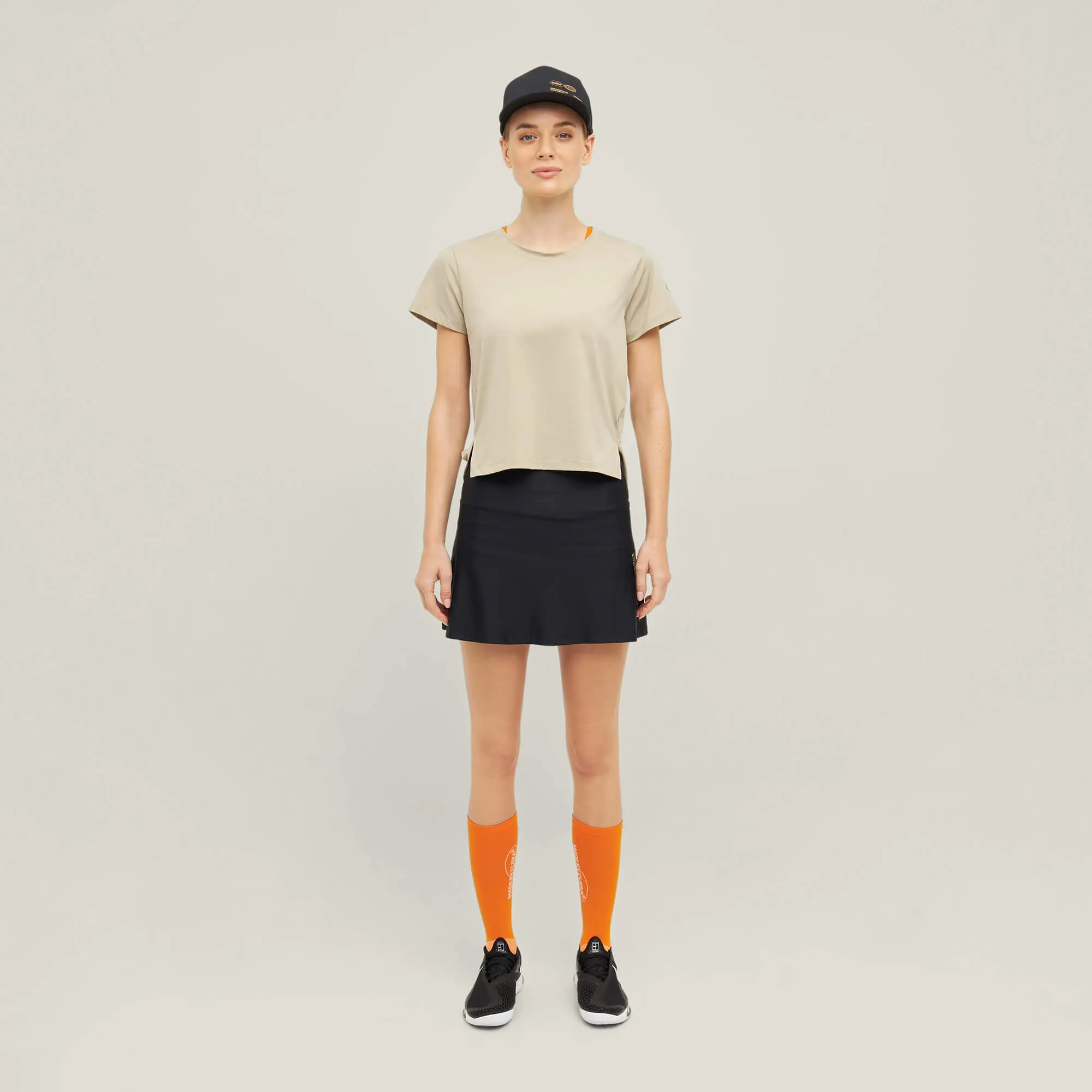 Oncourt Crop WPC  T-Shirt - Grey