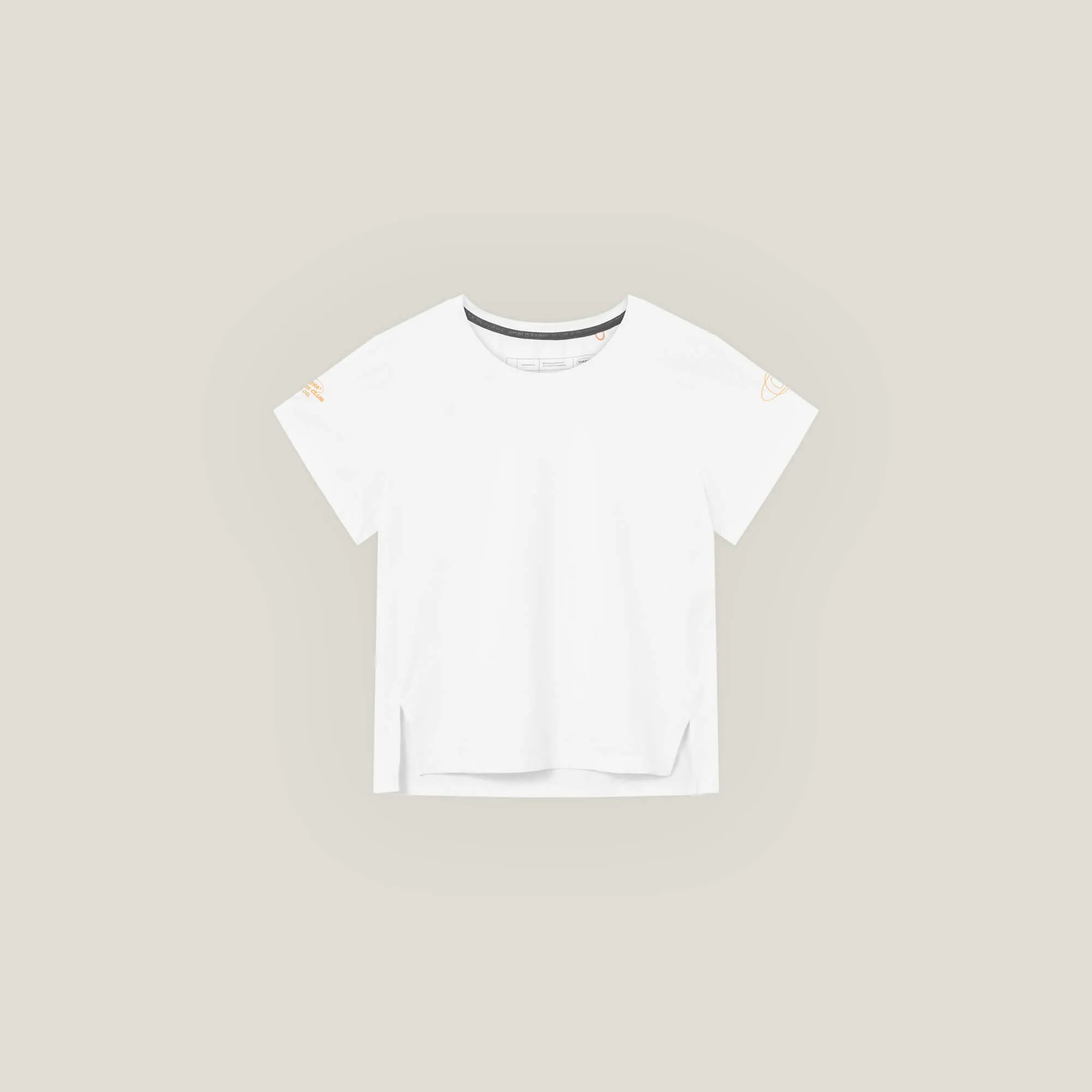 Oncourt Crop WPC  T-Shirt - White