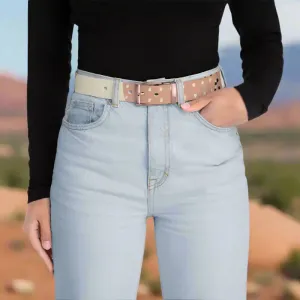 Pastel Abstract Pattern Belt Chic