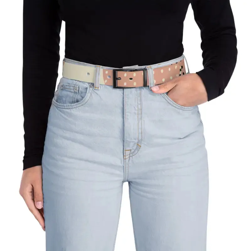 Pastel Abstract Pattern Belt Chic