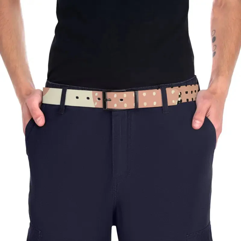Pastel Abstract Pattern Belt Chic