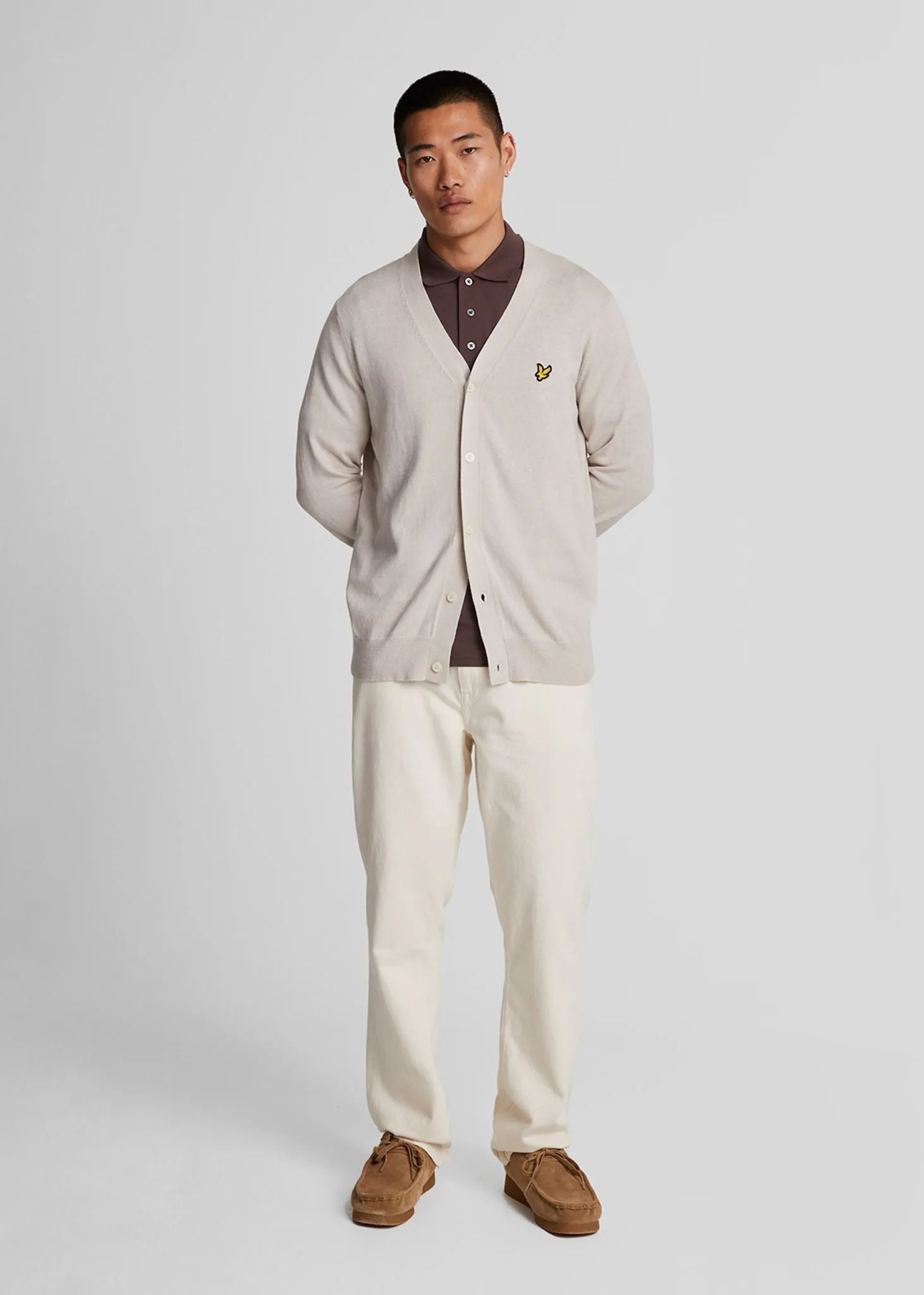 Plain polo shirt - deep mahogany