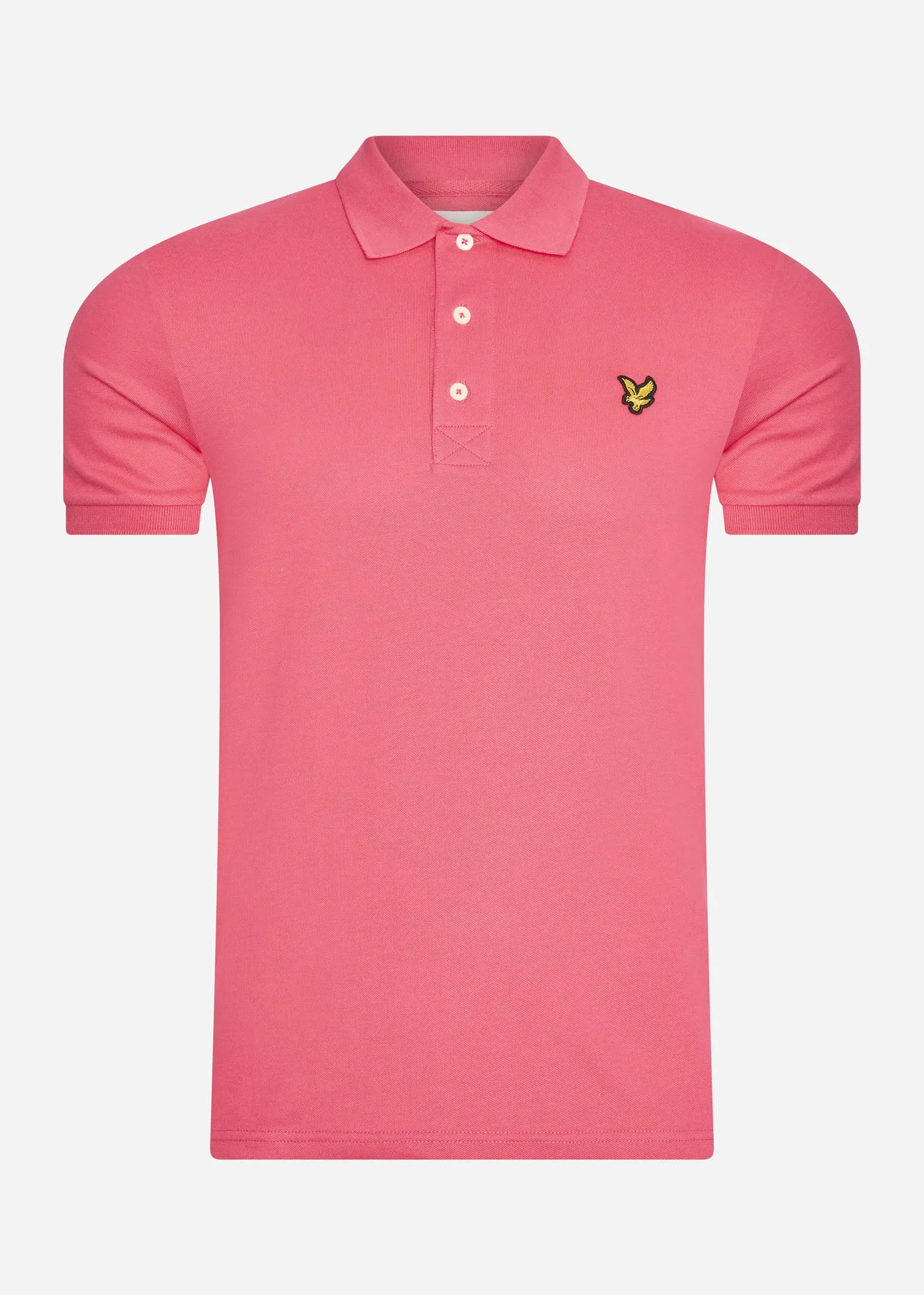 Plain polo shirt - electric pink