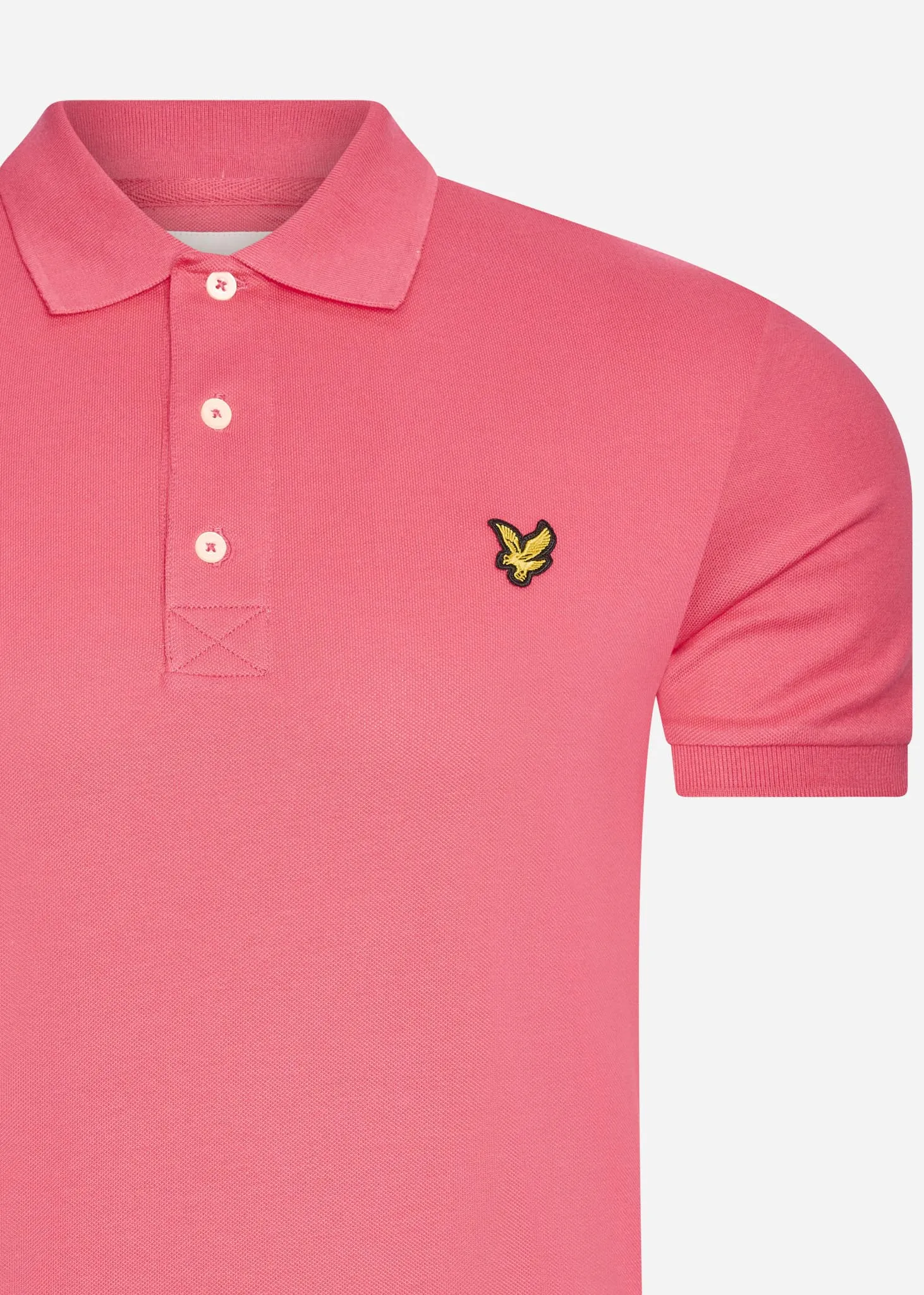 Plain polo shirt - electric pink