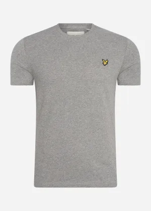 Plain t-shirt - mid grey marl