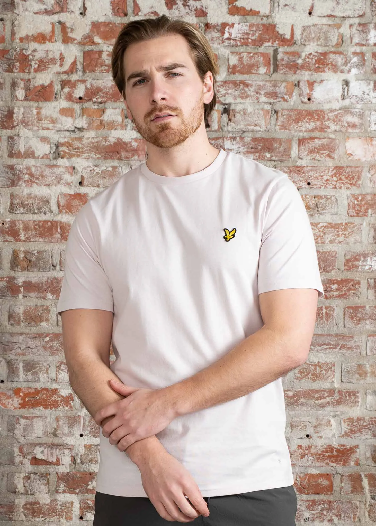 Plain t-shirt - mist lilac