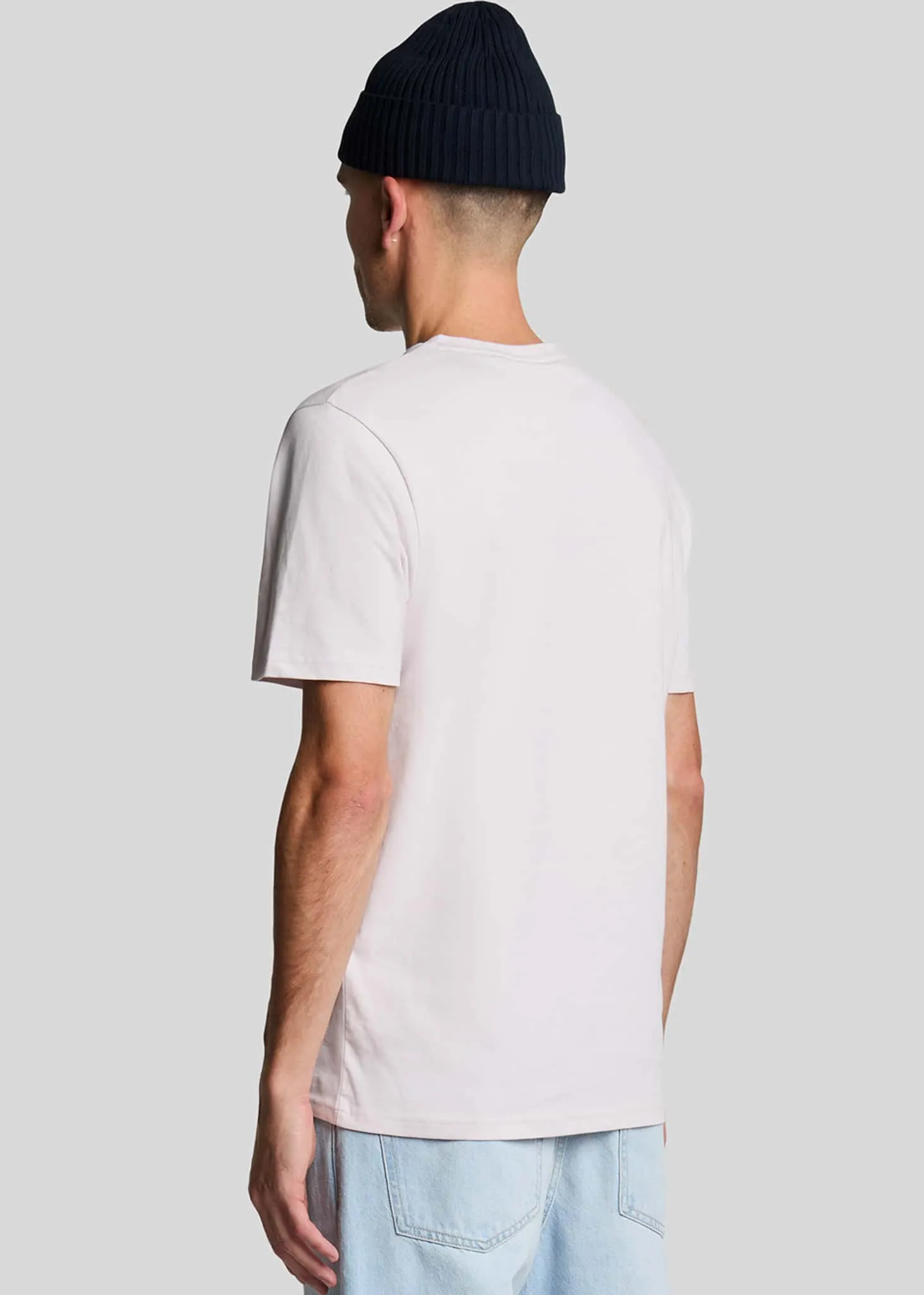 Plain t-shirt - mist lilac
