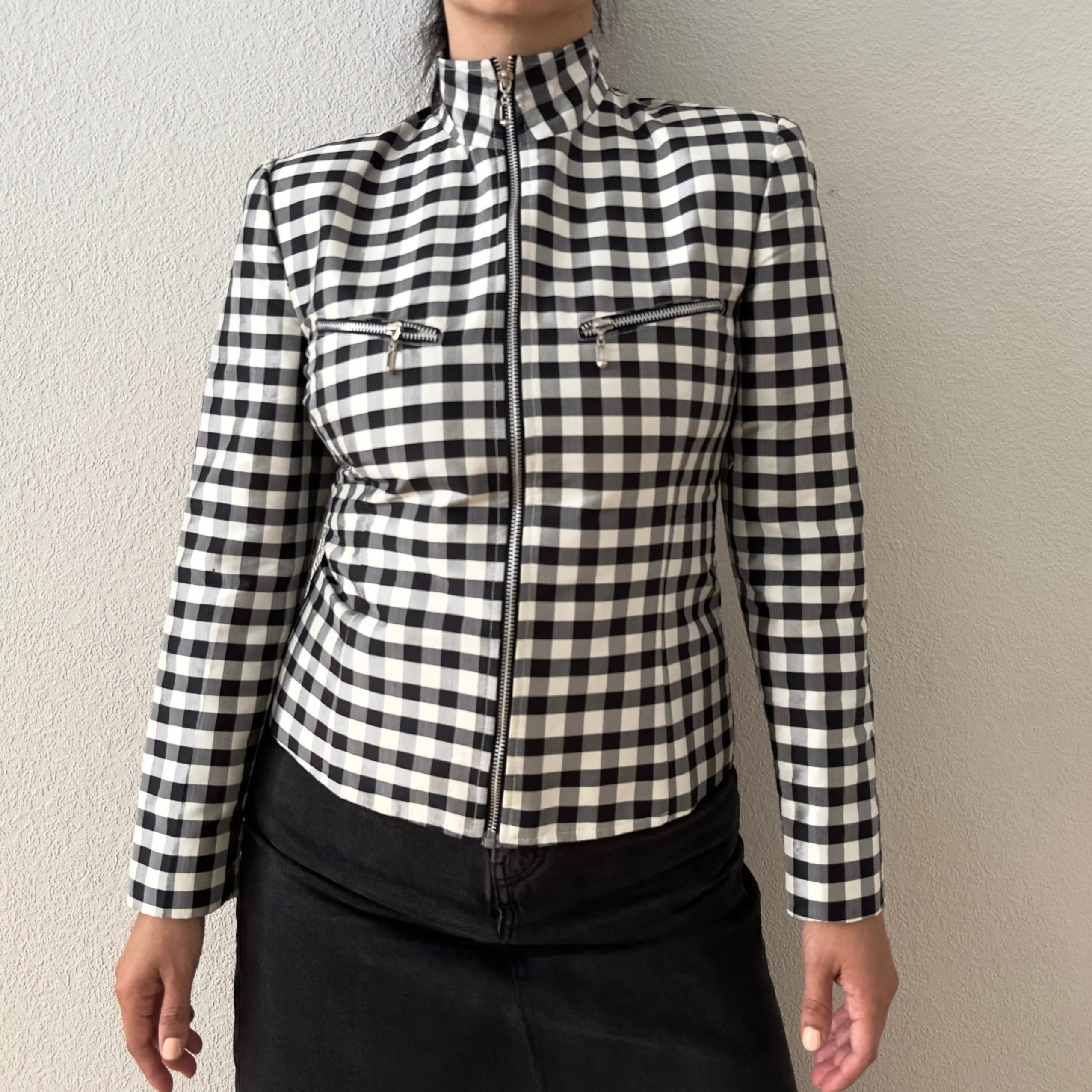 Pure Silk Racer Jacket