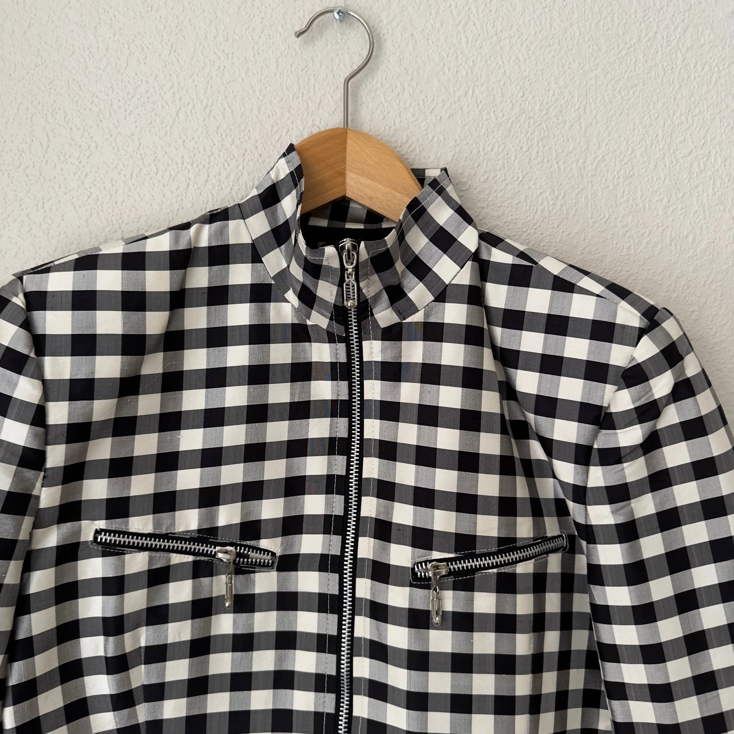 Pure Silk Racer Jacket