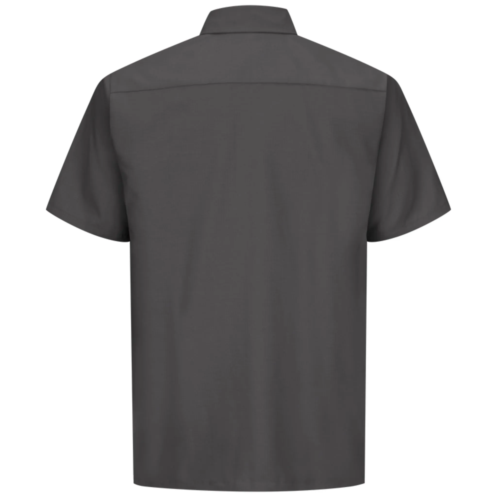 Red Kap Men's SY60 Short Sleeve Solid Ripstop Shirt with Touchtex Technology, Durable Poplin Fabric, and Straight Hem, Professional Workwear | Sizes S-3XL