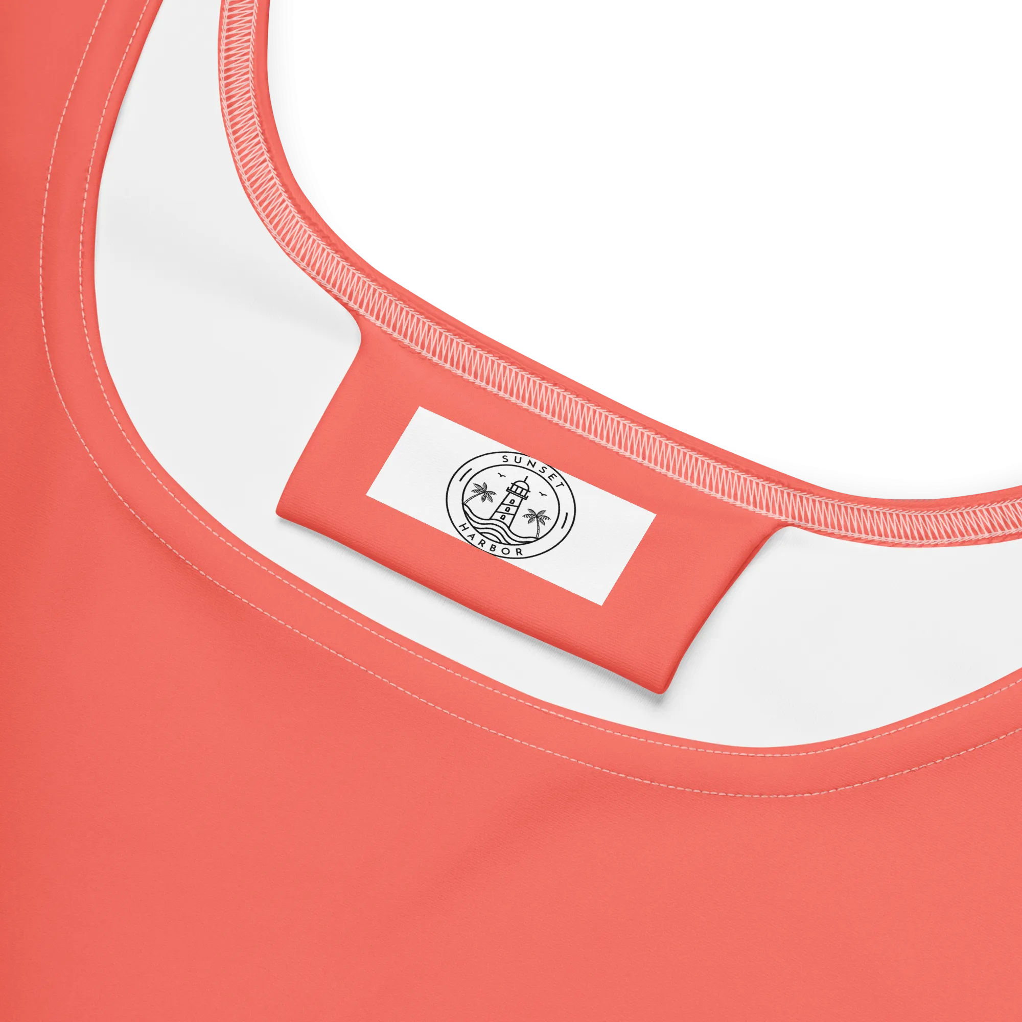 Skater Dress - Coral Red